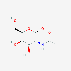 molecular formula C9H17NO6 B014504 alpha-Methyl-N-acetyl-D-galactosamine CAS No. 6082-22-0