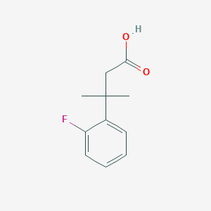 3-(2-Fluorophenyl)-3-methylbutanoic acid