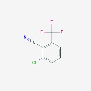 molecular formula C8H3ClF3N B145041 2-Chloro-6-(trifluoromethyl)benzonitrile CAS No. 129604-28-0