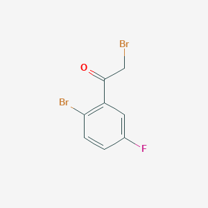 2-Bromo-5-fluorophenacyl bromide