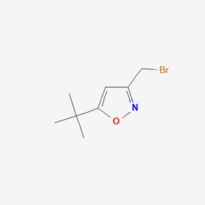 3-(Bromomethyl)-5-(tert-butyl)isoxazole