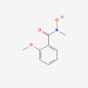 molecular formula C9H11NO3 B14504172 N-Hydroxy-2-methoxy-N-methylbenzamide CAS No. 63977-15-1