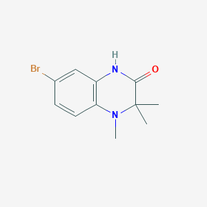 7-Bromo-3,3,4-trimethyl-1,2,3,4-tetrahydroquinoxalin-2-one