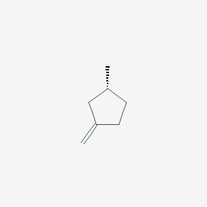 molecular formula C7H12 B14504199 Cyclopentane, 1-methyl-3-methylene- CAS No. 64658-16-8