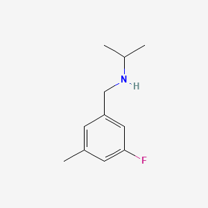 [(3-Fluoro-5-methylphenyl)methyl](propan-2-yl)amine