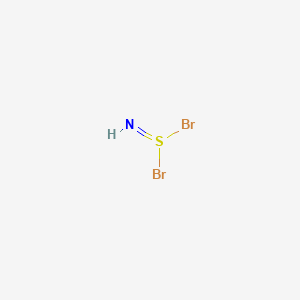 molecular formula Br2HNS B14504221 Sulfurimidous dibromide CAS No. 64958-05-0
