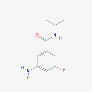 3-Amino-5-fluoro-N-(propan-2-yl)benzamide