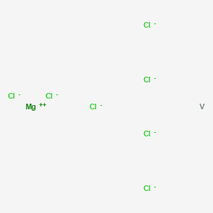 molecular formula Cl7MgV-5 B14504284 Magnesium;vanadium;heptachloride CAS No. 64176-70-1