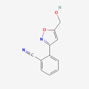 2-(5-(Hydroxymethyl)isoxazol-3-yl)benzonitrile