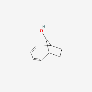 molecular formula C9H12O B14504313 Bicyclo[4.2.1]nona-2,4-dien-9-ol CAS No. 64725-61-7