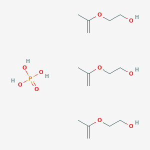 molecular formula C15H33O10P B14504316 Phosphoric acid;2-prop-1-en-2-yloxyethanol CAS No. 62834-72-4