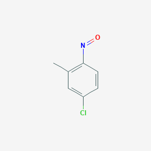 molecular formula C7H6ClNO B14504331 4-Chloro-2-methyl-1-nitrosobenzene CAS No. 65063-95-8
