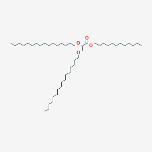 molecular formula C47H94O4 B14504381 Dodecyl 2,3-bis(hexadecyloxy)propanoate CAS No. 64713-37-7