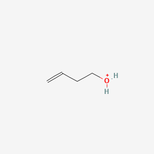 molecular formula C4H9O+ B14504413 But-3-enyloxidanium 