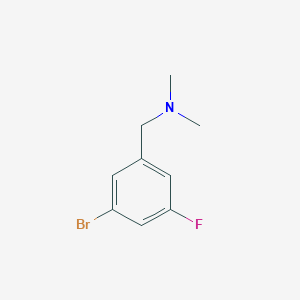 1-(3-bromo-5-fluorophenyl)-N,N-dimethylmethanamine