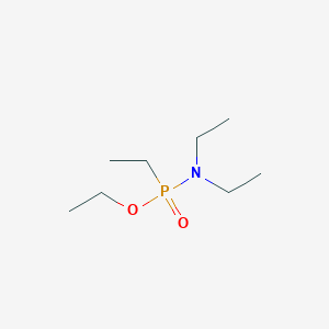 molecular formula C8H20NO2P B14504465 Ethyl N,N,P-triethylphosphonamidate CAS No. 63842-89-7
