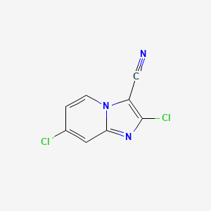 2,7-Dichloroimidazo[1,2-a]pyridine-3-carbonitrile