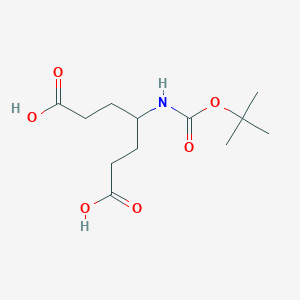 4-(N-Boc-amino)-1,6-heptanedioic acid