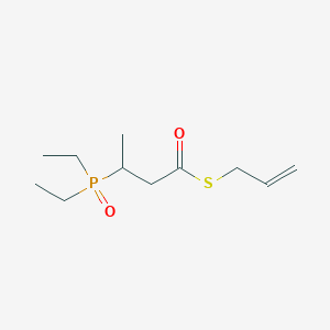 molecular formula C11H21O2PS B14504509 S-Prop-2-en-1-yl 3-(diethylphosphoryl)butanethioate CAS No. 64809-81-0