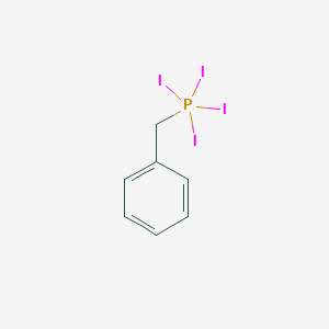 molecular formula C7H7I4P B14504556 Benzyl(tetraiodo)-lambda~5~-phosphane CAS No. 63574-39-0