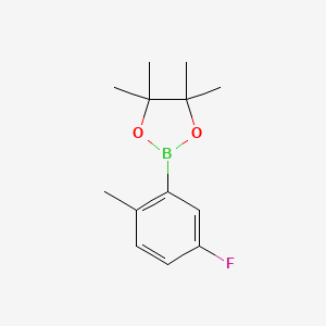 2-(5-Fluoro-2-methylphenyl)-4,4,5,5-tetramethyl-1,3,2-dioxaborolane