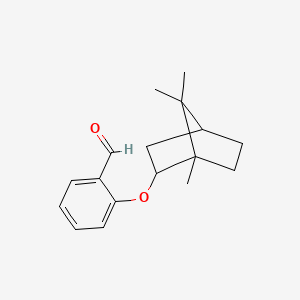 2-({1,7,7-Trimethylbicyclo[2.2.1]heptan-2-yl}oxy)benzaldehyde