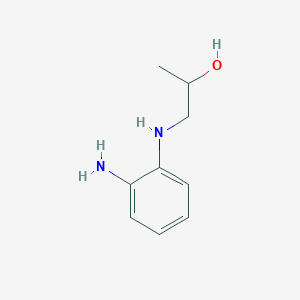 molecular formula C9H14N2O B14504580 1-(2-Aminoanilino)propan-2-ol CAS No. 63346-84-9