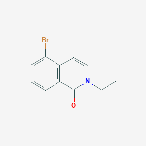 molecular formula C11H10BrNO B1450461 5-Bromo-2-ethylisoquinolin-1(2H)-one CAS No. 1410974-36-5