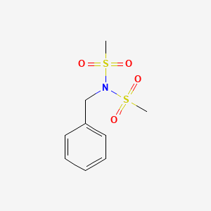 molecular formula C9H13NO4S2 B14504626 N-Benzyl-N-(methanesulfonyl)methanesulfonamide CAS No. 64183-75-1