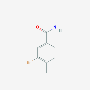 molecular formula C9H10BrNO B1450467 3-Bromo-4,N-dimethylbenzamide CAS No. 214210-16-9