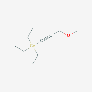 molecular formula C10H20GeO B14504698 Triethyl(3-methoxyprop-1-yn-1-yl)germane CAS No. 62857-82-3