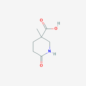 3-Methyl-6-oxopiperidine-3-carboxylic acid