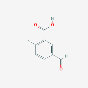 molecular formula C9H8O3 B1450477 5-Formyl-2-methylbenzoic acid CAS No. 105650-34-8