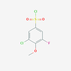 3-Chloro-5-fluoro-4-methoxybenzenesulfonyl chloride