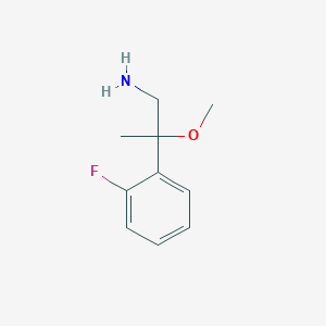 2-(2-Fluorophenyl)-2-methoxypropan-1-amine
