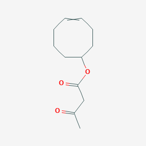 molecular formula C12H18O3 B14504883 Cyclooct-4-en-1-yl 3-oxobutanoate CAS No. 64506-29-2