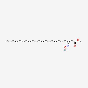 molecular formula C23H45NO3 B14504977 Methyl 3-(hydroxyimino)docosanoate CAS No. 64971-88-6