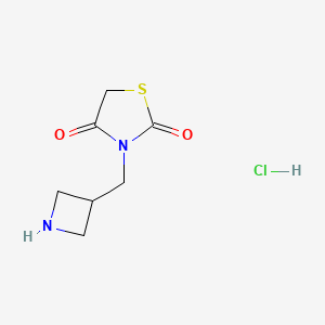 3-(Azetidin-3-ylmethyl)thiazolidine-2,4-dione hydrochloride