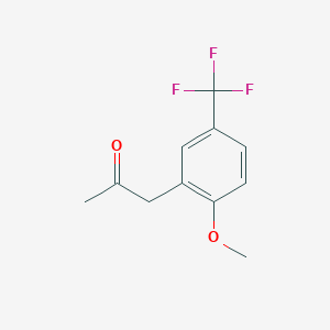 1-(2-Methoxy-5-(trifluoromethyl)phenyl)propan-2-one