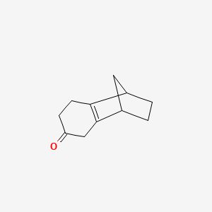 molecular formula C11H14O B14505064 1,3,4,5,7,8-Hexahydro-1,4-methanonaphthalen-6(2H)-one CAS No. 64974-67-0