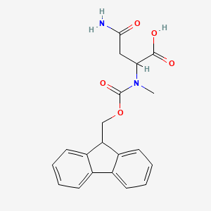 molecular formula C20H20N2O5 B1450508 Fmoc-N-Me-Asn-OH CAS No. 1070874-06-4