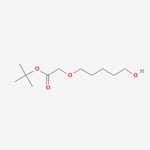molecular formula C11H22O4 B1450510 (5-Hydroxypentyloxy)-acetic acid tert-butyl ester CAS No. 144682-02-0