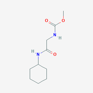 molecular formula C10H18N2O3 B14505206 Methyl [2-(cyclohexylamino)-2-oxoethyl]carbamate CAS No. 62935-92-6