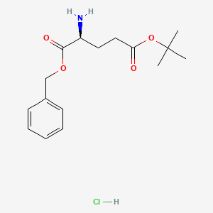 molecular formula C16H24ClNO4 B1450522 (S)-1-Benzyl 5-tert-butyl 2-aminopentanedioate hydrochloride CAS No. 98102-32-0
