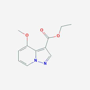 molecular formula C11H12N2O3 B1450524 4-甲氧基吡唑并[1,5-a]吡啶-3-羧酸乙酯 CAS No. 909717-95-9