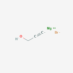 molecular formula C3H3BrMgO B14505264 magnesium;prop-2-yn-1-ol;bromide CAS No. 63007-01-2