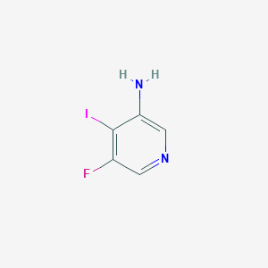 molecular formula C5H4FIN2 B1450527 5-Fluoro-4-iodopyridin-3-amine CAS No. 1350475-29-4