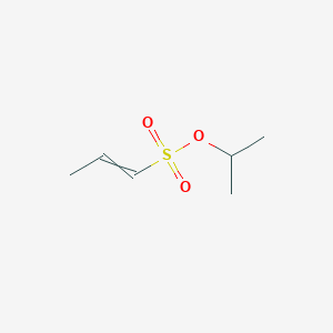molecular formula C6H12O3S B14505329 Propan-2-yl prop-1-ene-1-sulfonate CAS No. 62872-87-1