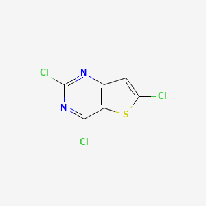 molecular formula C6HCl3N2S B1450534 2,4,6-Trichlorothieno[3,2-d]pyrimidine CAS No. 41102-26-5