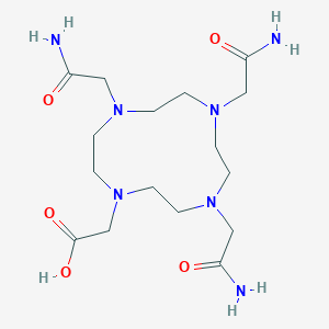 molecular formula C16H31N7O5 B1450543 DO3AM-acetic acid CAS No. 913528-04-8